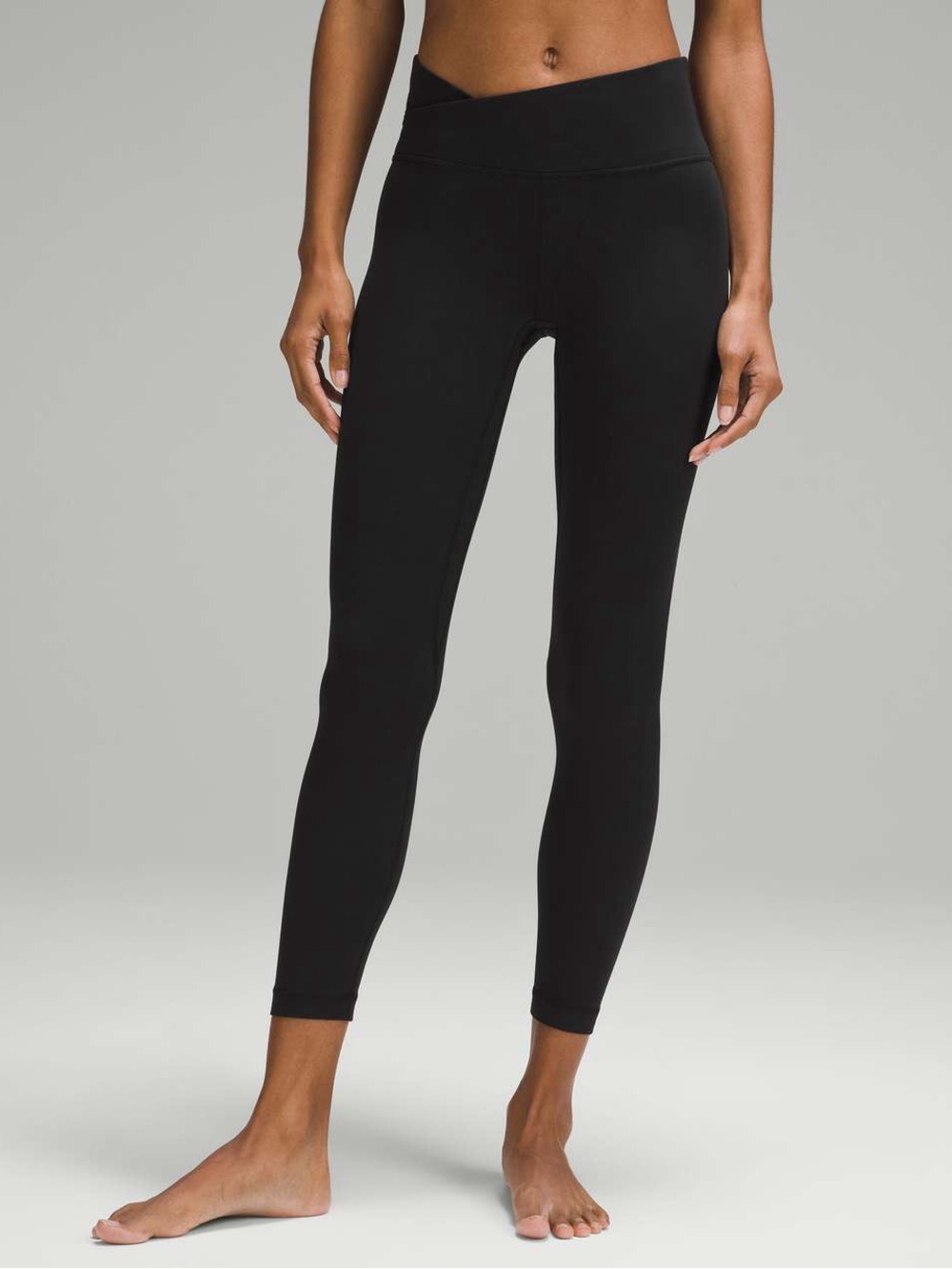 Lululemon Align Asymmetrical-Waist Pant 25" Black Size 10
